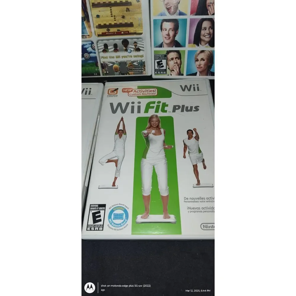 Lot of 5 Wii Fit glee Karaoke Carnival games all w instruction booklets NOT TEST